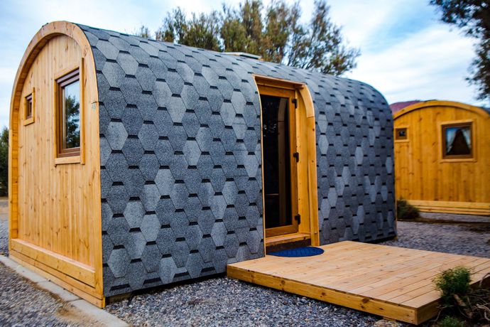 Eco-wooden Houses Camping Montaña Roja